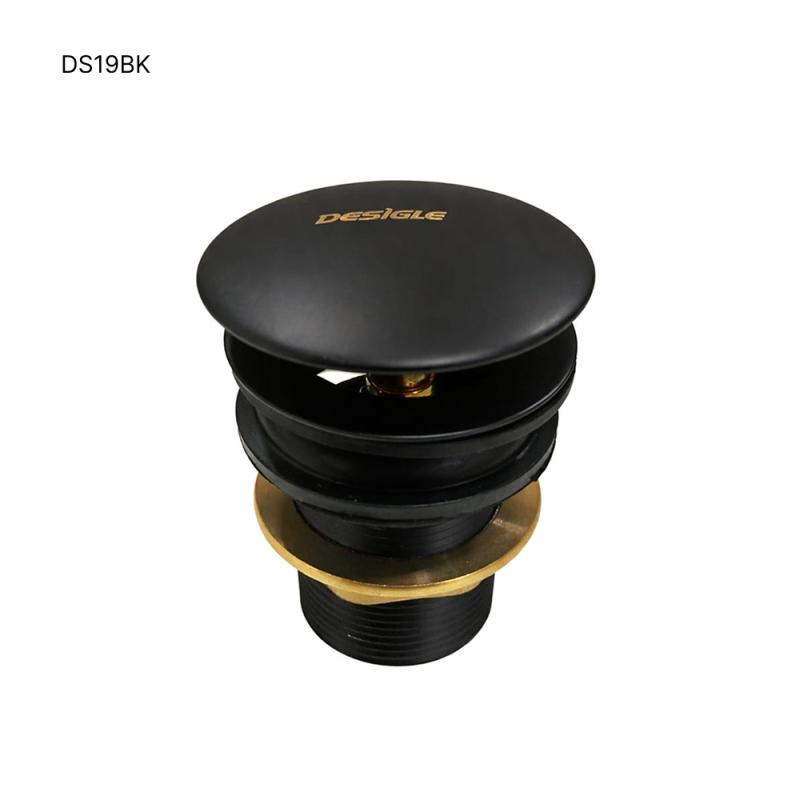 Basin Waste Pop Up Black- DS19 BK