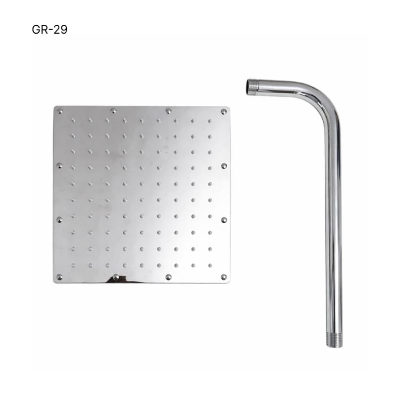 Head Shower Square Glacier - GR-29