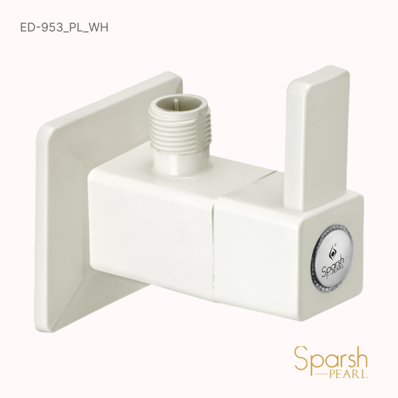 edge Angle Cock white 20mm - ED-953